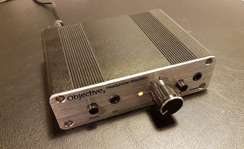 Completed O2 headphone amplifier