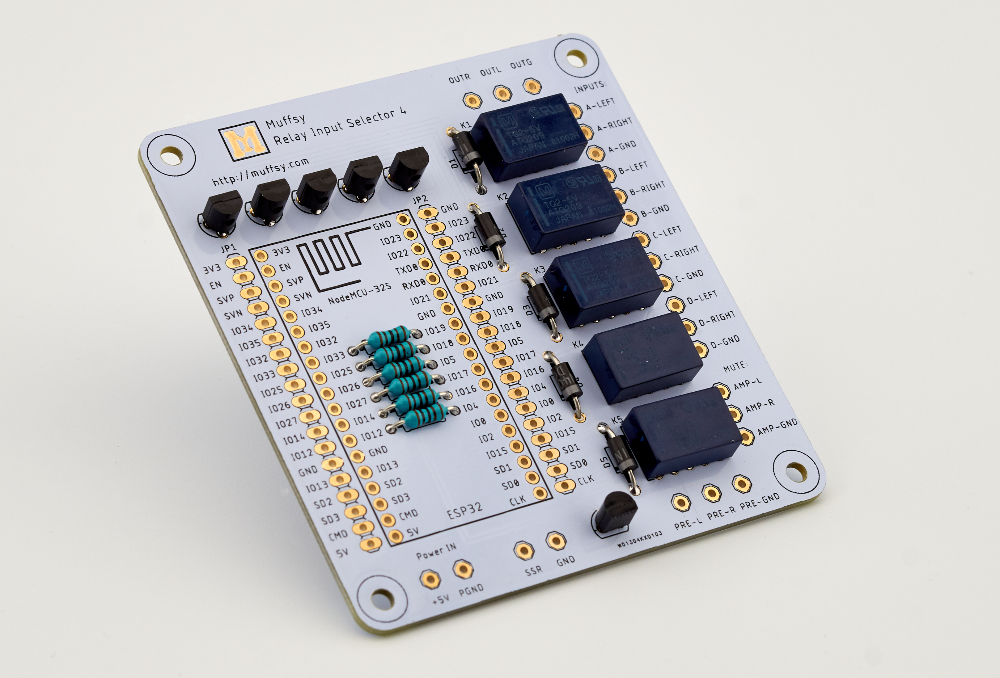 Muffsy Relay Input Selector - Transistors