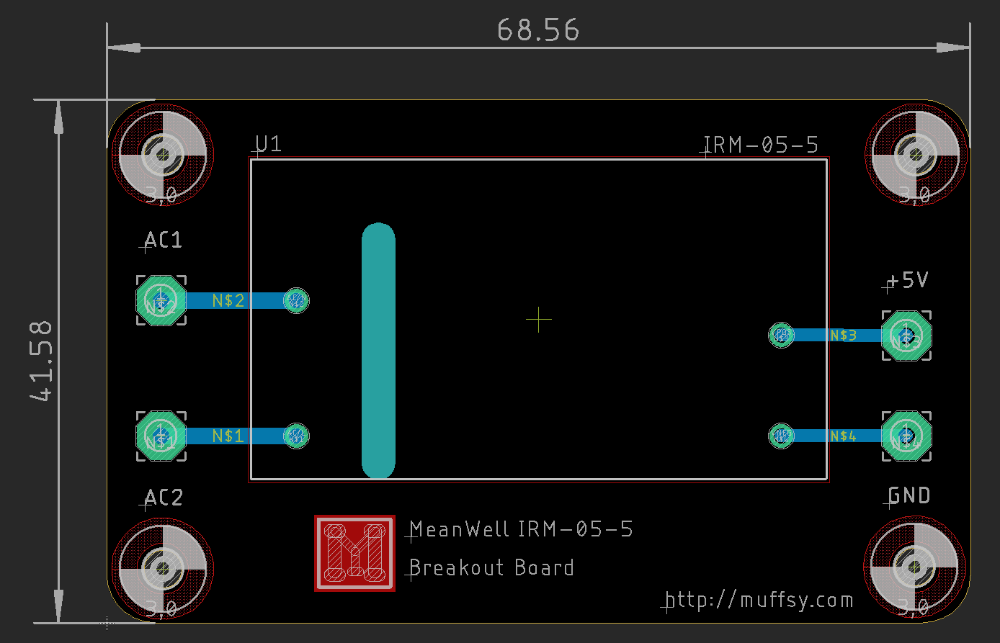 Make Your Own Muffsy: IRM-05-5 PSU Breakout Board