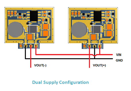 Step-down power converter - Dual power supply