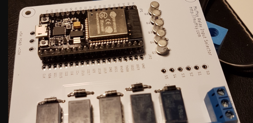 Side Project - Muffsy Stereo Relay Input Selector