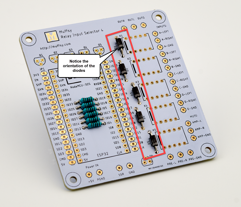 Muffsy Relay Input Selector - Instructions